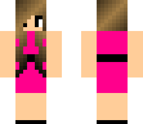 pink dress girl