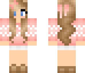 winter girl in shorts