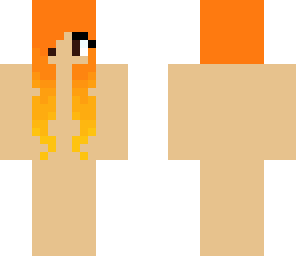 spooky yellow-orange hair base