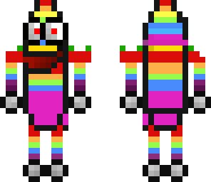 evil rainbow banana