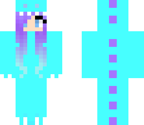 cute blue and purple dragon
