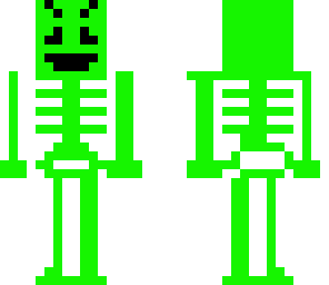 evil green skeleton