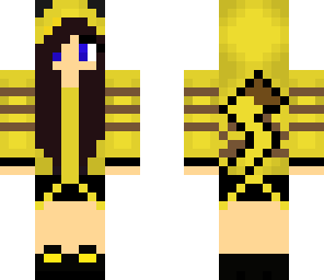 brunette pikachu hoodie