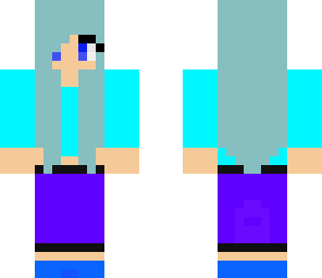 blue girl