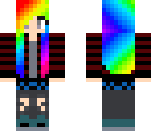 rainbow emo gurl