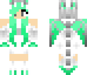 60's green dragon girl