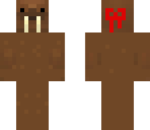 walrus with a bow