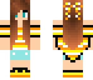 halloween candycorn skin