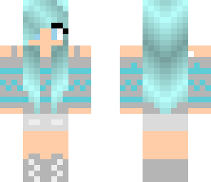 blue girl