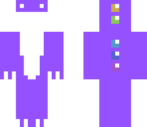 dino costume purple