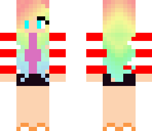 cotton candy person