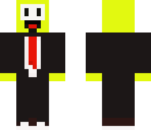 smiley with a suit