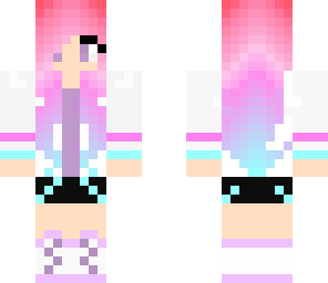 cotton candy girl edit
