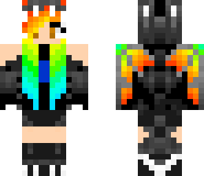 rainbow dragon girl