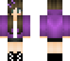 purple girly girl