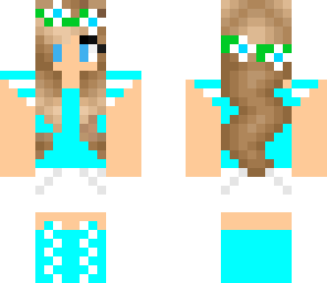 pretty white and blue girl skin edit