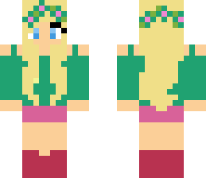 blonde flower crown