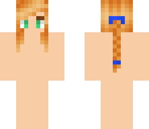 orange braid hair base