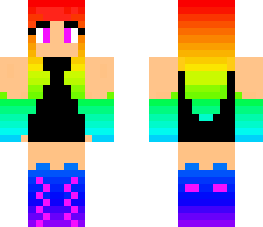 rainbow girl