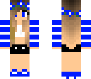 cute blue girl