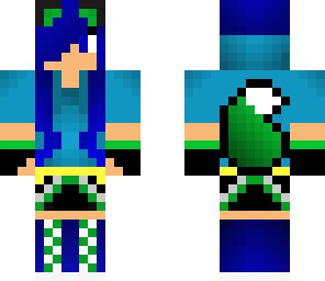 blue wolf girl