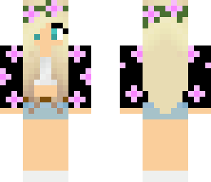 flower sweater girl