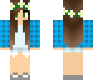 cute flower-crown girl