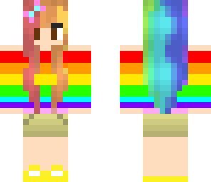 all rainbow girl