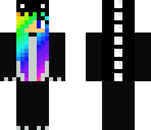 rainbow dinosaur girl