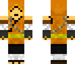hooded monk