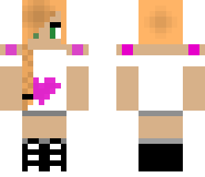 braided heart lady