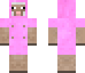 pink sheep with utters