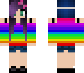 rainbow girl