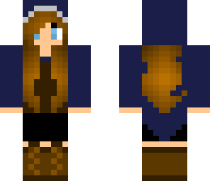 fall girl with hoodie