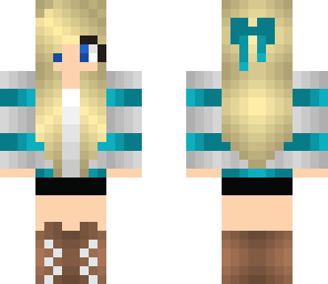 cute blue girl