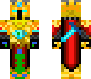 blue golden knight