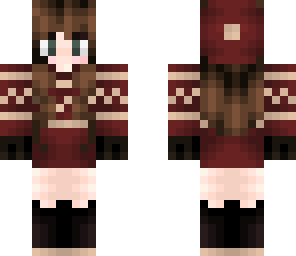in brown