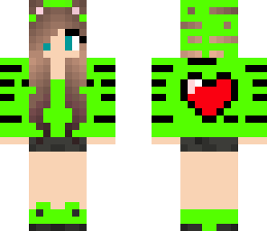 green tiger girl