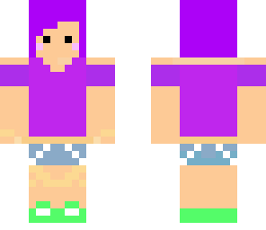 girl with dyed hair