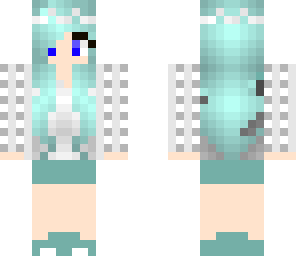 minty hair