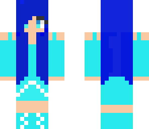 blue girl