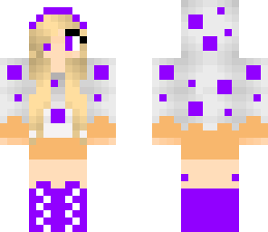 purple cake girl