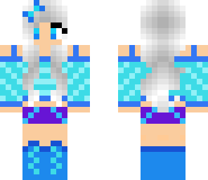 gray and blue girl nia