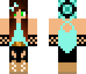 edit teal top girl