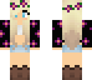 dark purple hippie cowgirl