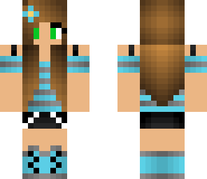 gamer girl blue