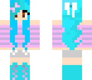 blue girl