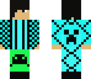 cool blue teenager
