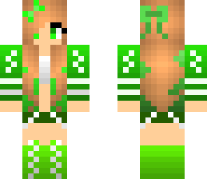 cute green girl