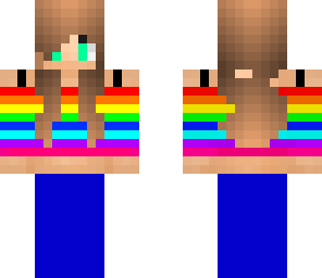 cute awesome pretty rainbow girl